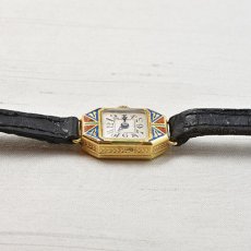画像4: 18ct,エナメル・リストウォッチ (4)