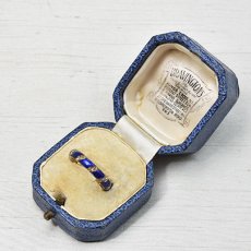 画像6: ゴールド・ブリストルグラス・ダイヤモンドリング (6)