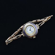 画像8: 9ct,エナメル・ASPRY リストウォッチ (8)