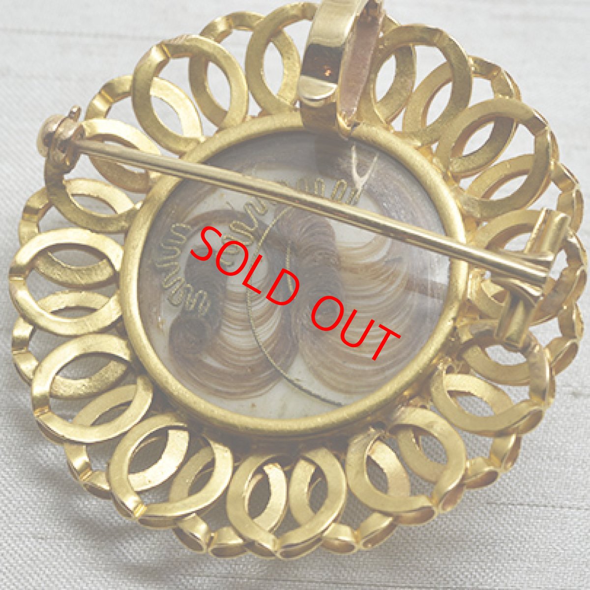 画像4: Sold Ｇ.ガーネット ダイヤモンド ブローチ (4)