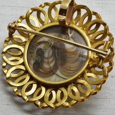 画像4: Sold Ｇ.ガーネット ダイヤモンド ブローチ (4)