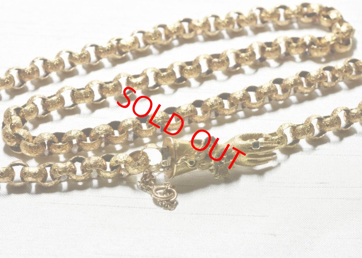 画像8: ゴールド・ペーストネックレス (8)