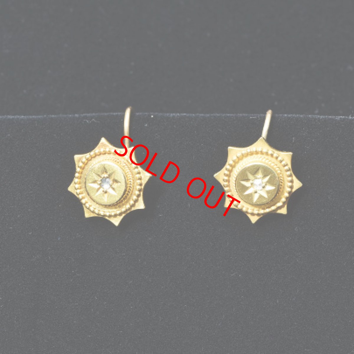 画像6: 15ct,ダイヤモンドイヤリング (6)