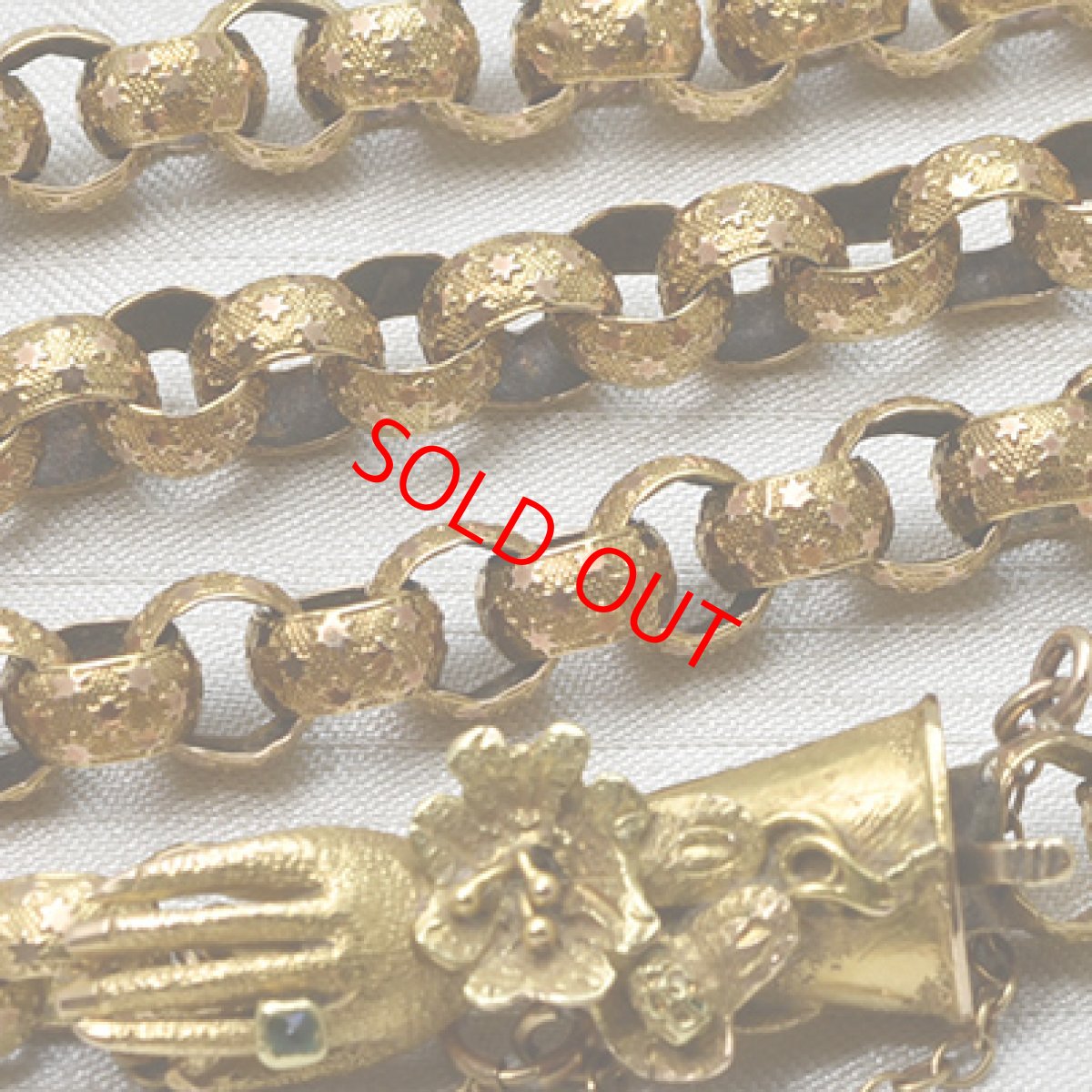 画像2: ゴールド・ペーストネックレス (2)