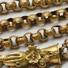 画像2: ゴールド・ペーストネックレス (2)