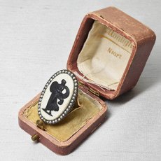 画像7: ゴールド・ウェッジウッドカメオリング (7)