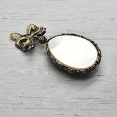 画像3: Sold G,Sv.ガーネット ダイヤモンドペンダント (3)