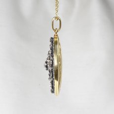 画像2: G.Sv.ダイヤモンドエナメルペンダント (2)