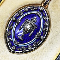 画像7: G.Sv.ダイヤモンドエナメルペンダント (7)