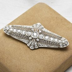 画像5: (pt).ダイヤモンドブローチ (5)