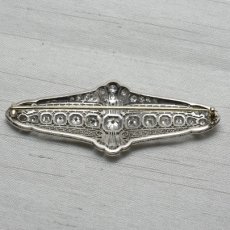 画像3: (pt).ダイヤモンドブローチ (3)
