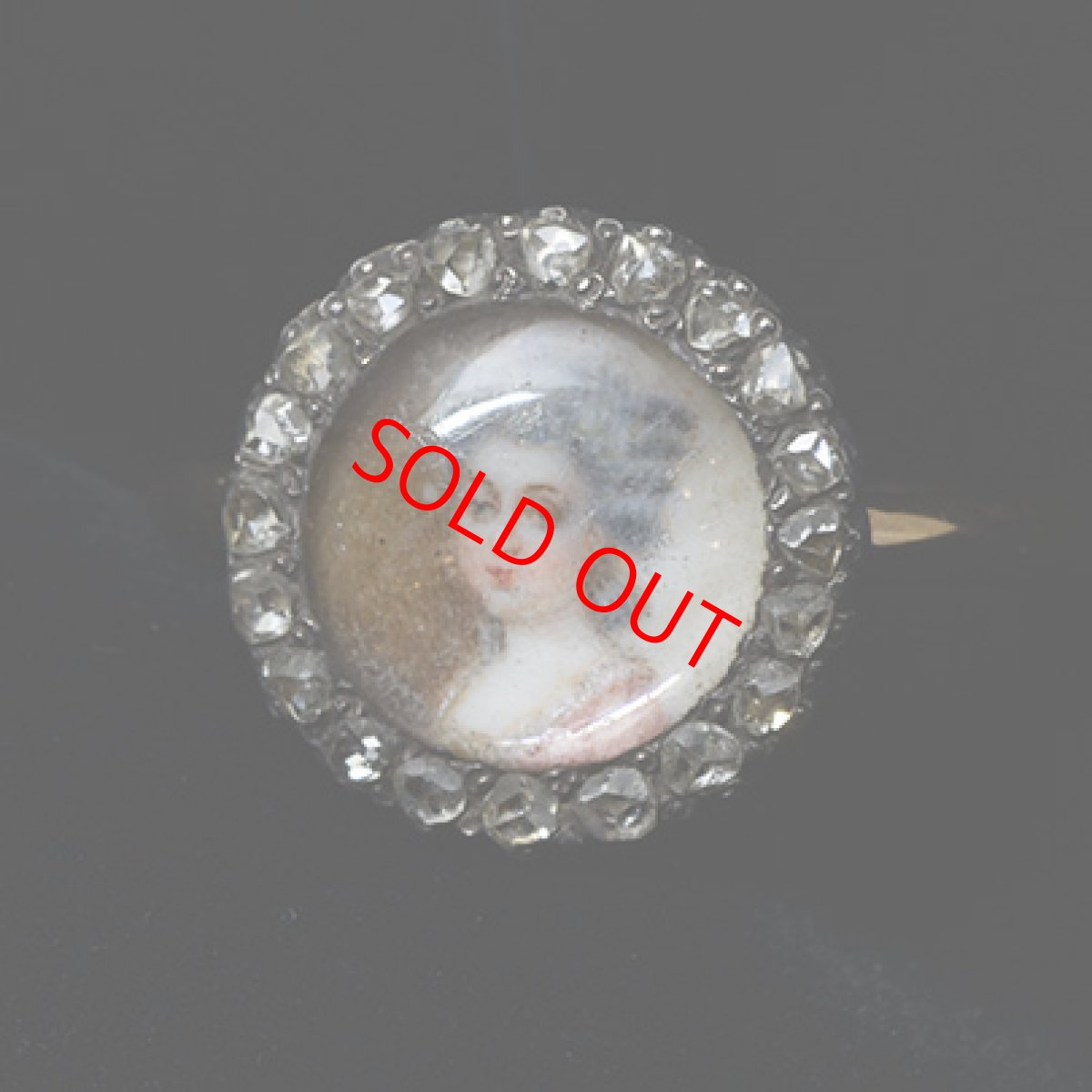 画像5: ゴールド・シルバー・ミニアチュール・ダイヤモンドブローチ (5)