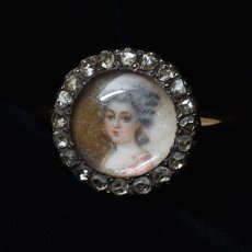 画像5: ゴールド・シルバー・ミニアチュール・ダイヤモンドブローチ (5)