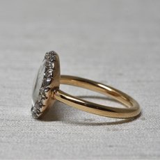 画像3: ゴールド・シルバー・ミニアチュール・ダイヤモンドブローチ (3)