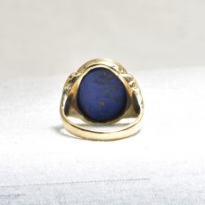 画像3: Sold 14ct.ラピスラズリインタリオリング (3)