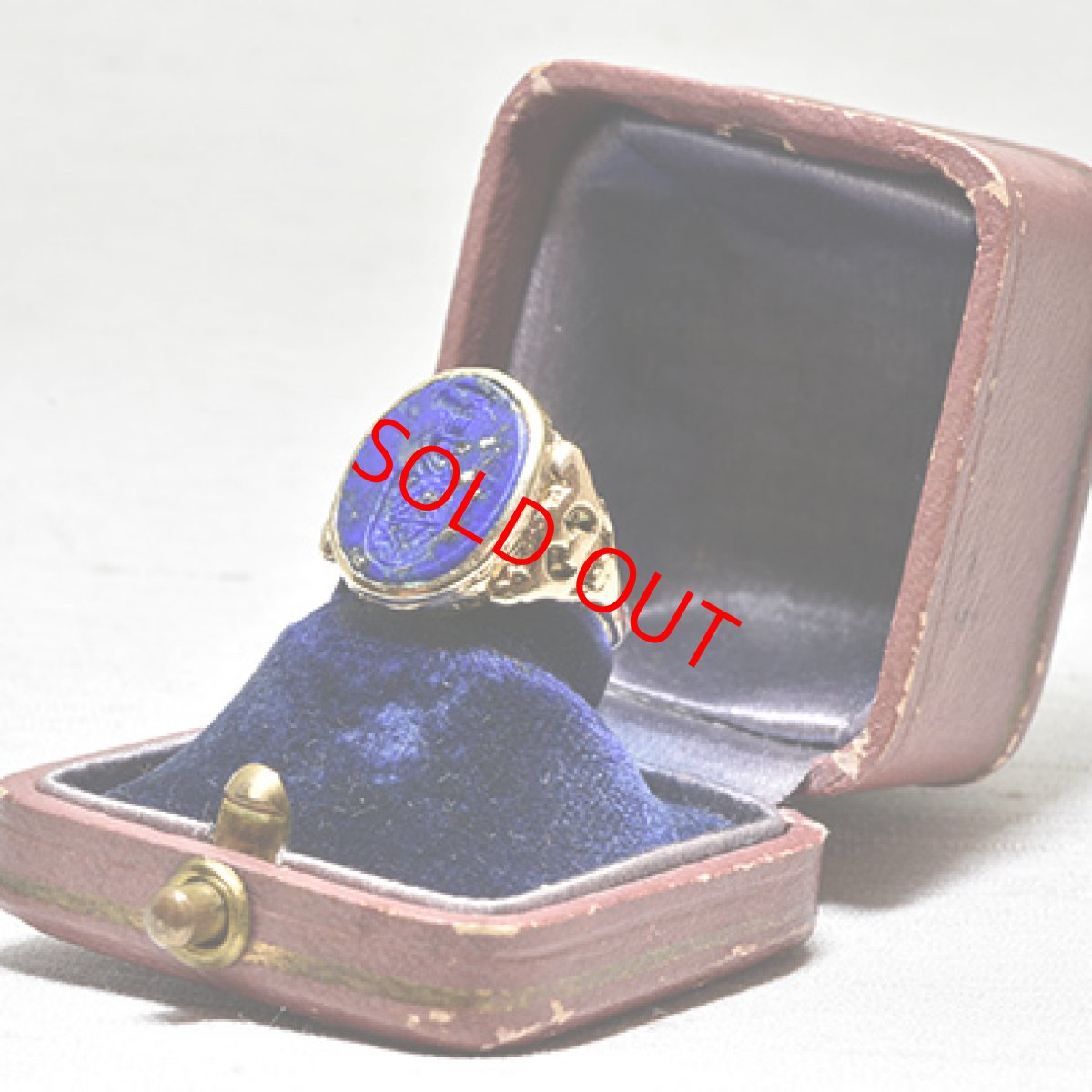 画像6: Sold 14ct.ラピスラズリインタリオリング (6)