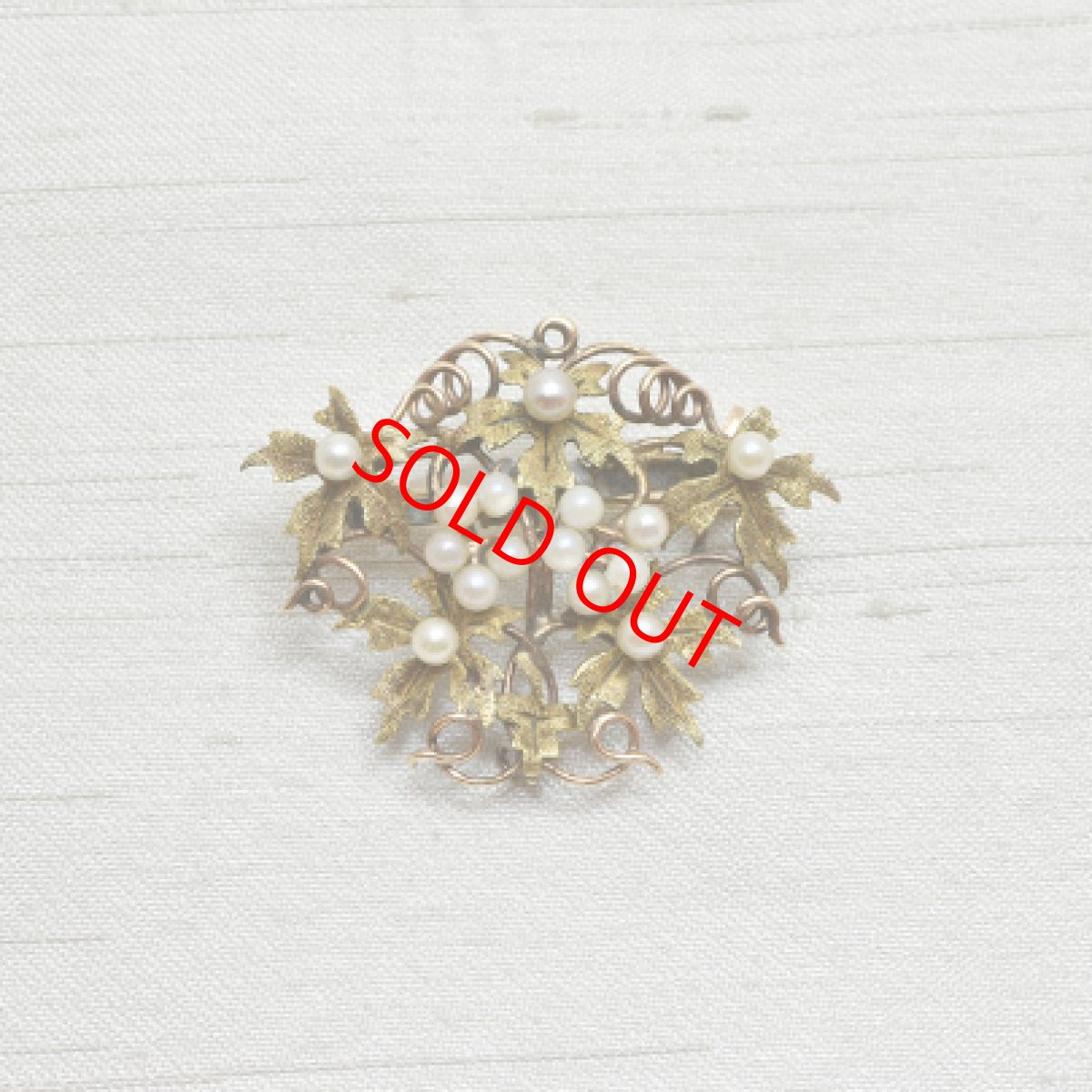 画像1: G.パールブローチ (1)