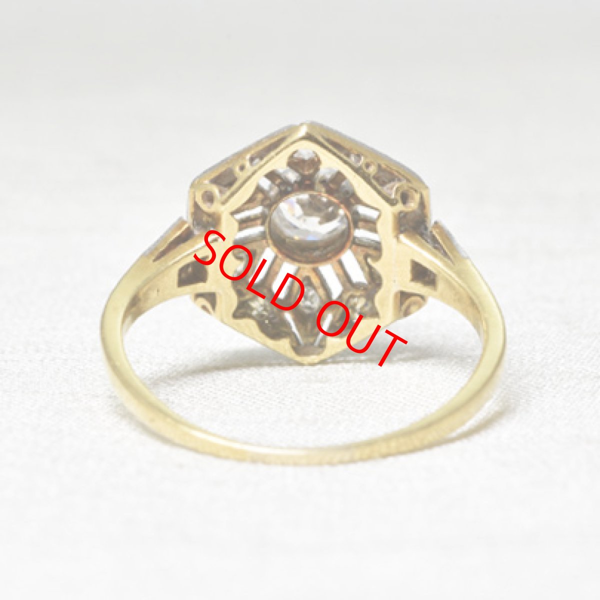 画像4: Sold 18ct,ダイヤモンドリング (4)