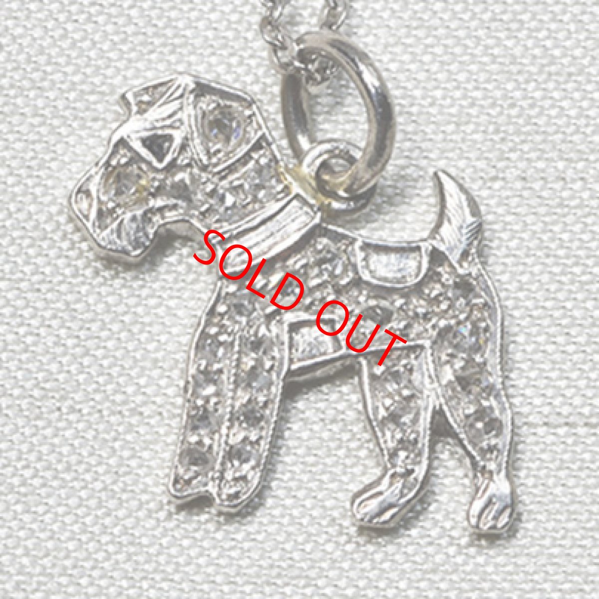 画像4: Sold（Pt.）ダイヤモンド ペンダント (4)