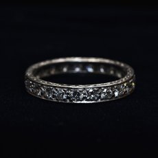 画像4: Sold Pt,ダイヤモンドエタニティリング (4)