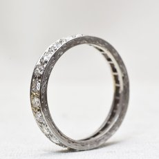 画像2: Sold Pt,ダイヤモンドエタニティリング (2)
