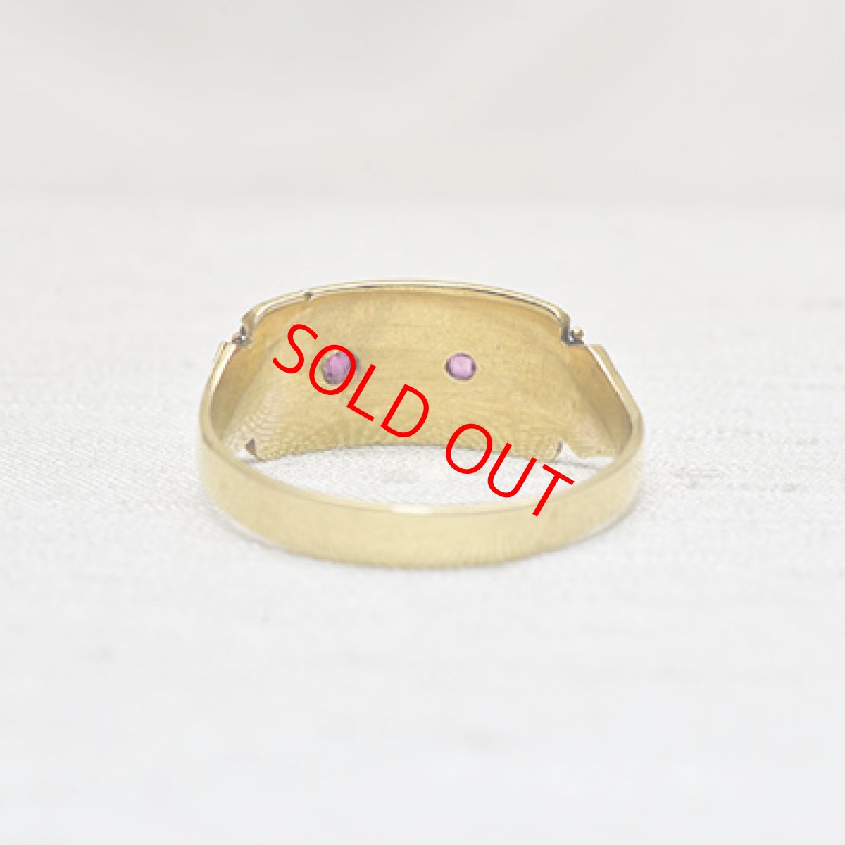 画像3: Sold 18ct.ルビー パールリング (3)