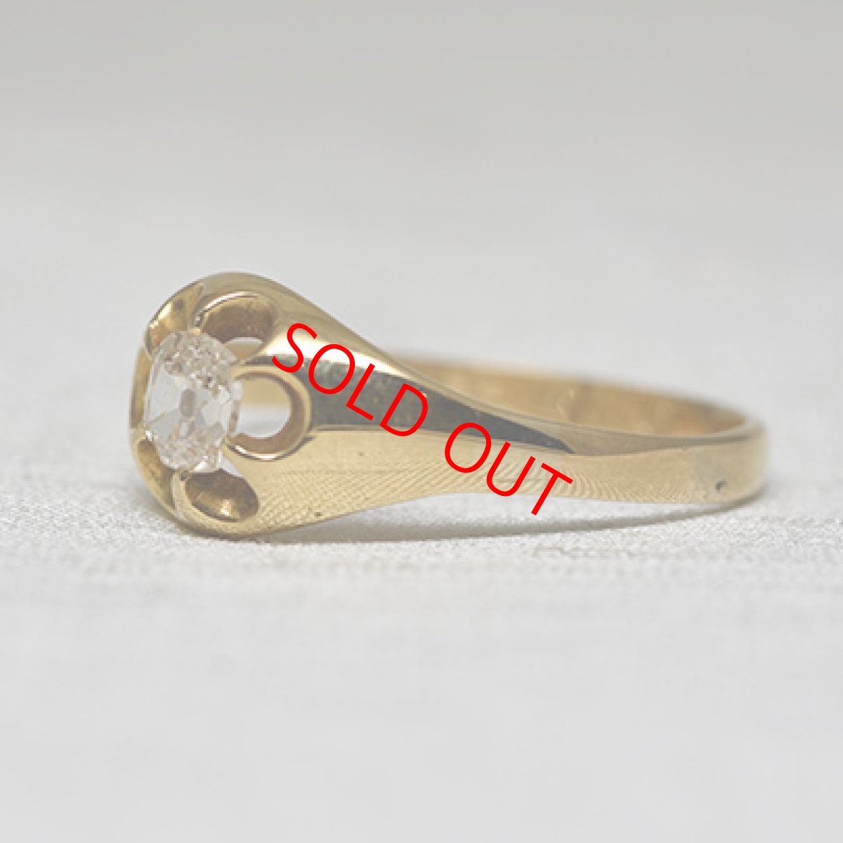 画像2: sold 18ct,ダイヤモンドリング (2)