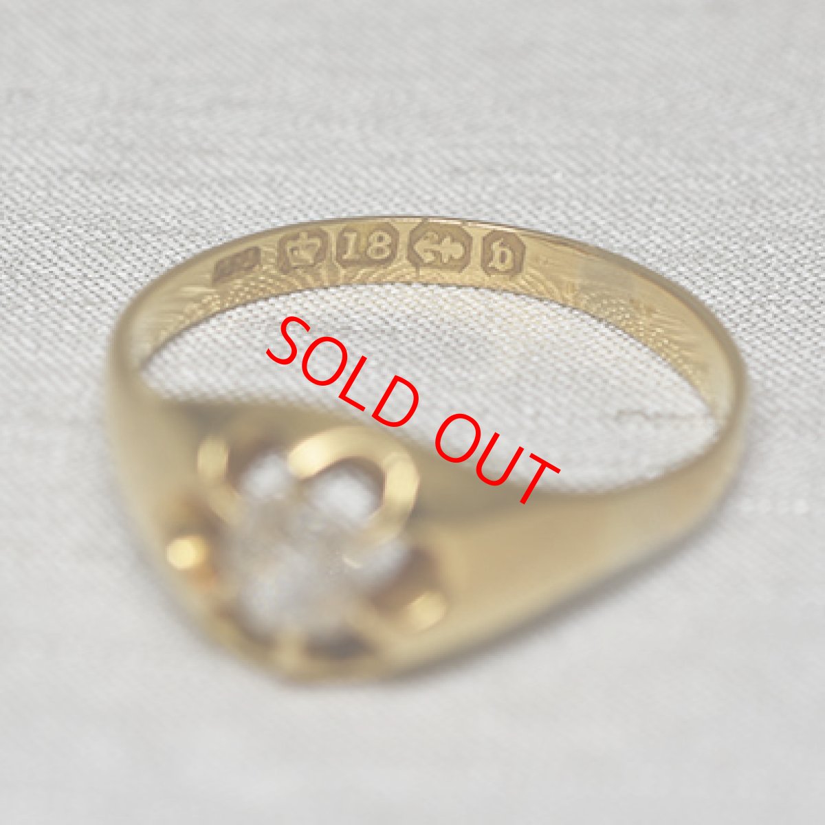 画像6: sold 18ct,ダイヤモンドリング (6)