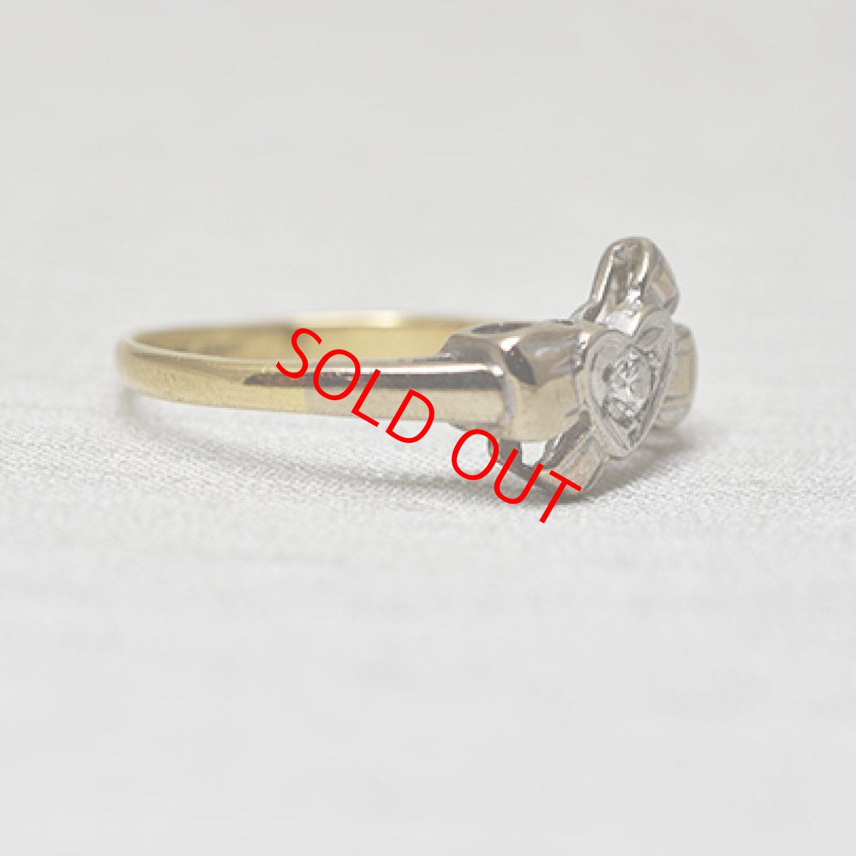 画像5: Sold 18ct,pt,ダイヤモンドリング (5)