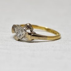 画像2: Sold 18ct,pt,ダイヤモンドリング (2)