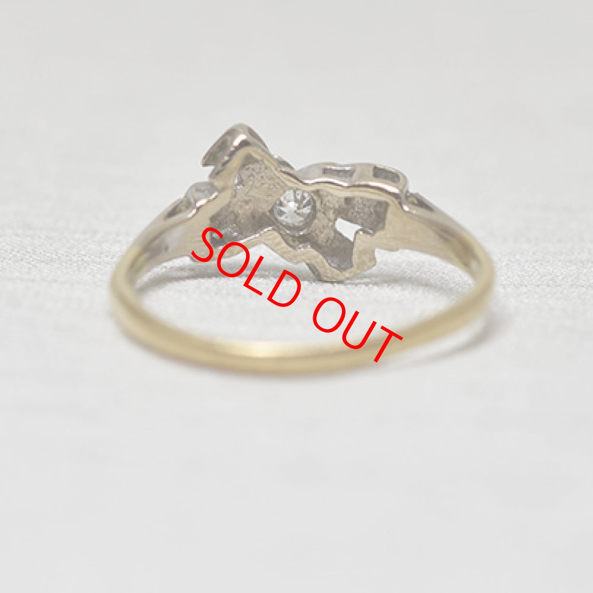 画像4: Sold 18ct,pt,ダイヤモンドリング (4)