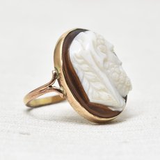 画像5: 9ct,ストーンカメオリング (5)