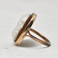 画像3: 9ct,ストーンカメオリング (3)