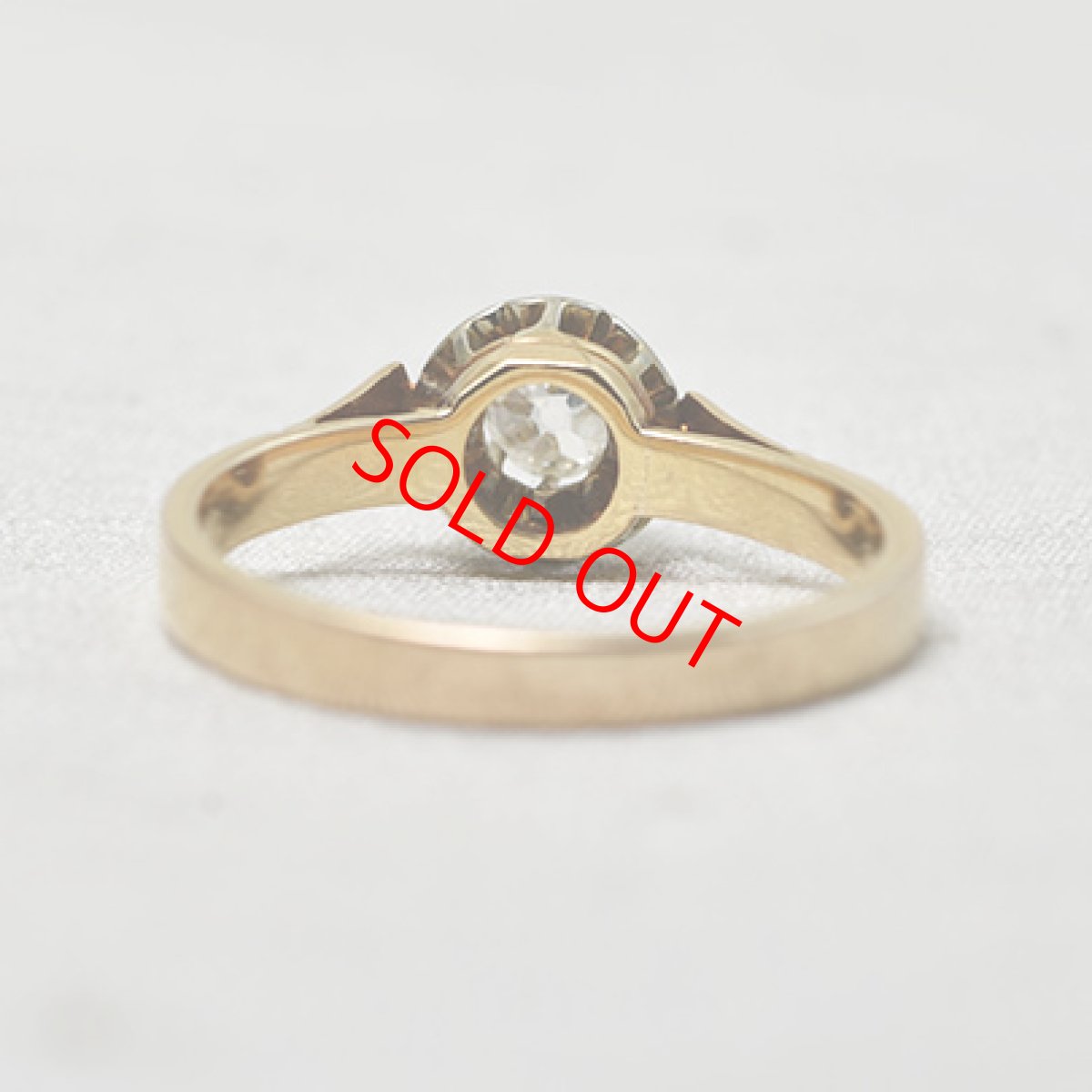 画像4: Sold　ゴールド・ダイヤモンドリング (4)