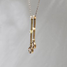 画像3: Sold ゴールド・（pt.）・ダイヤモンド・ネグリジェネックレス (3)