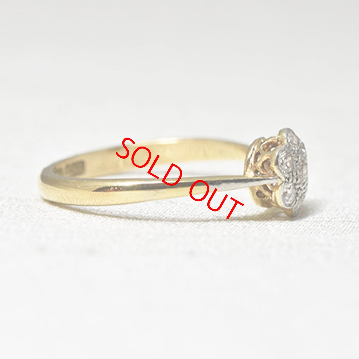 画像5: Sold 18ct,pt,ダイヤモンドリング (5)