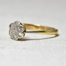 画像2: Sold 18ct,pt,ダイヤモンドリング (2)