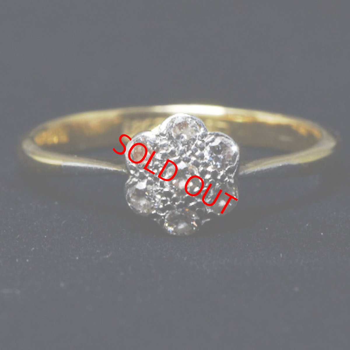 画像6: Sold 18ct,pt,ダイヤモンドリング (6)