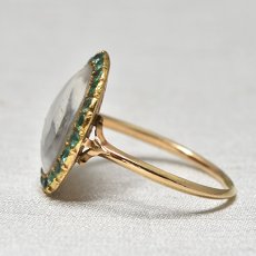 画像3: Sold 14ct,エメラルド・モーニングリング (3)