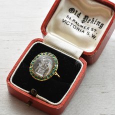 画像8: Sold 14ct,エメラルド・モーニングリング (8)