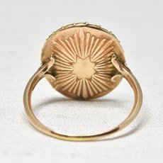 画像4: Sold 14ct,エメラルド・モーニングリング (4)