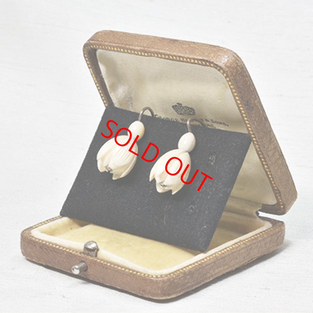 画像5: sold Sv,アイヴォリーイヤリング (5)