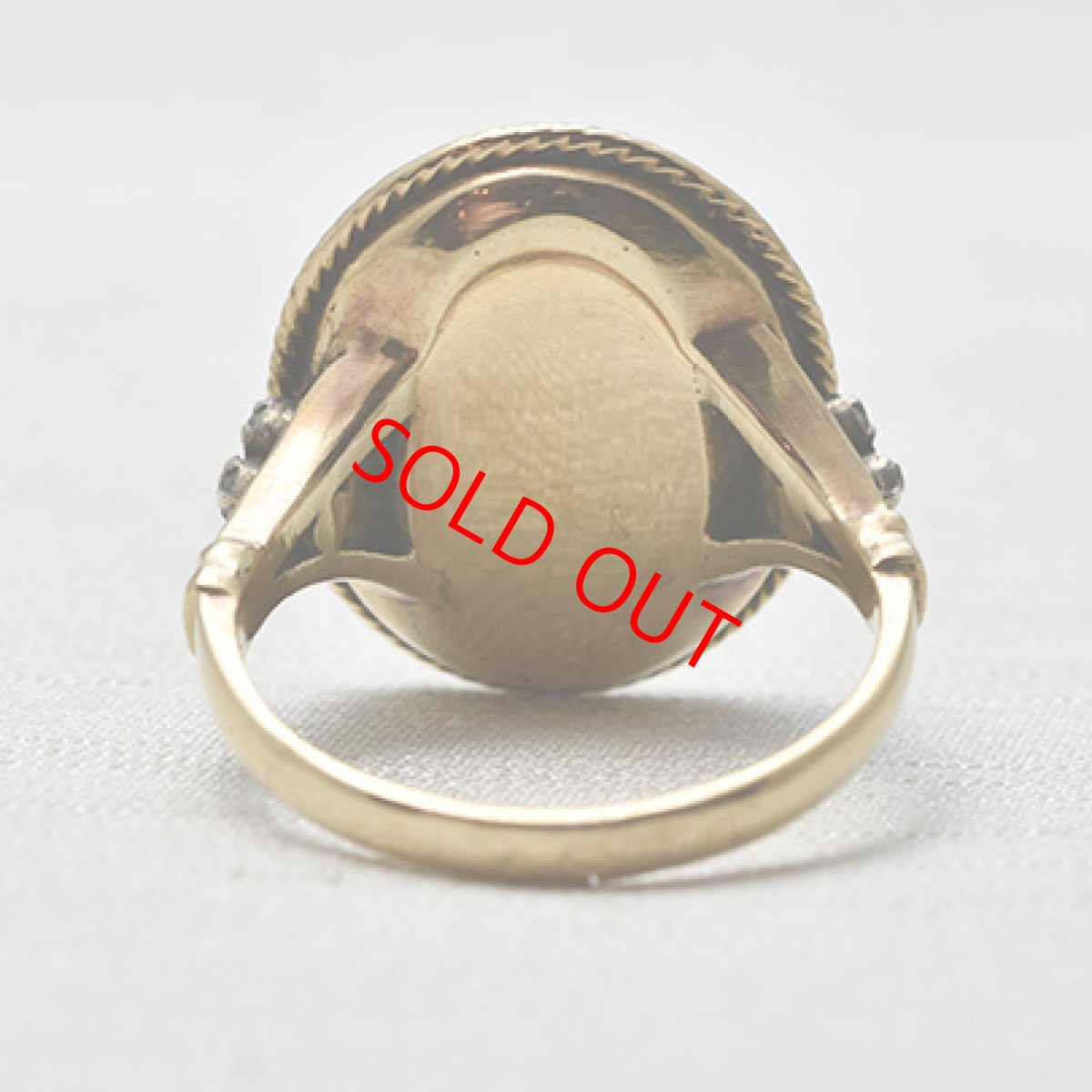 画像4: Sold 18ct,シルバー・エナメルリング (4)