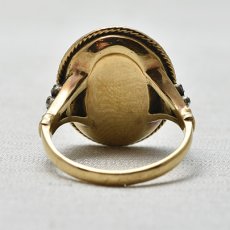 画像4: Sold 18ct,シルバー・エナメルリング (4)