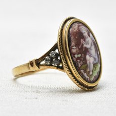 画像5: Sold 18ct,シルバー・エナメルリング (5)