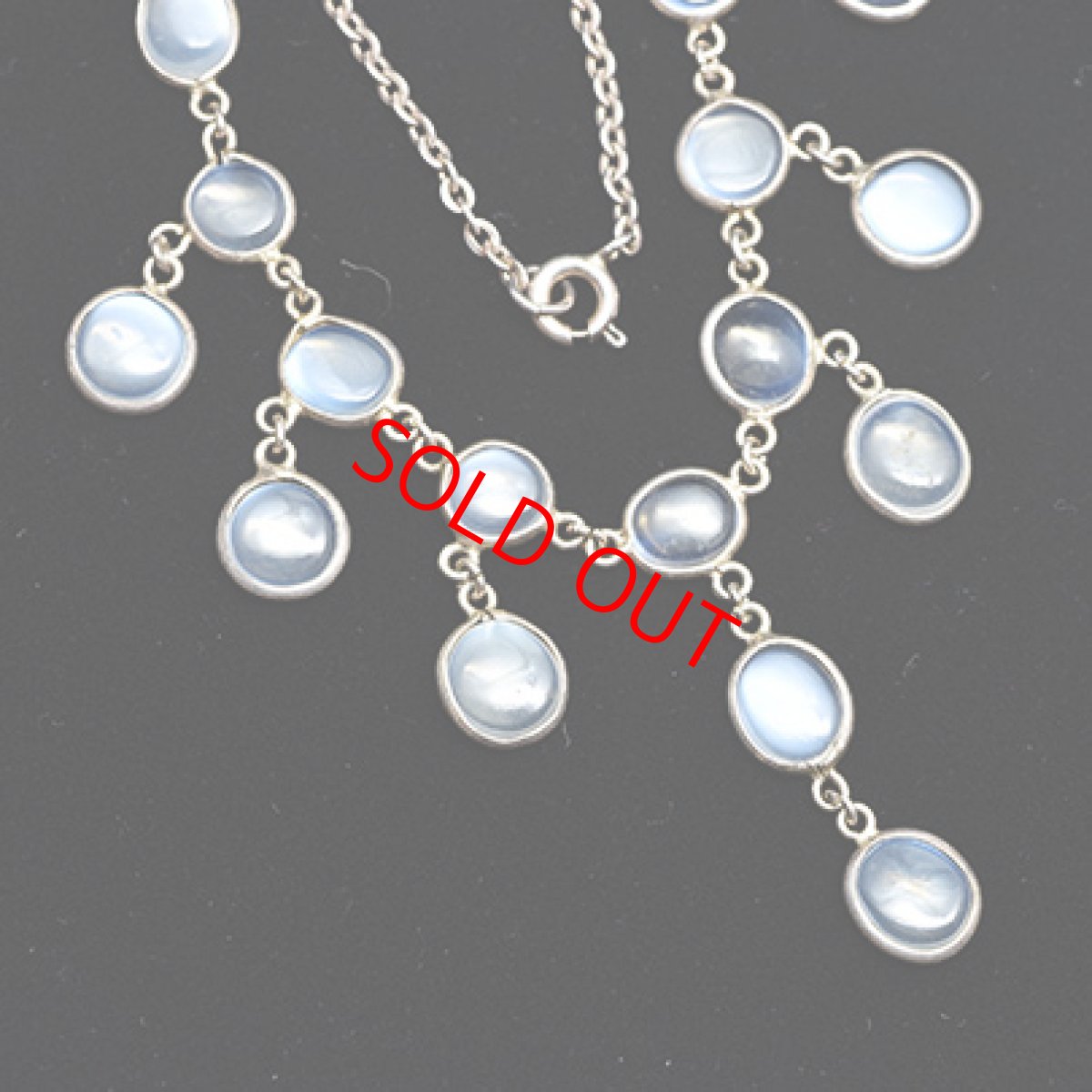 画像3: sold Sv. ムーンストーンネックレス  (3)