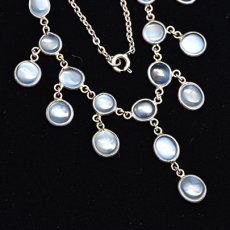 画像3: sold Sv. ムーンストーンネックレス  (3)