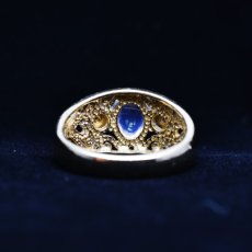 画像4: Sold９ct.ラブラドライト ダイヤリング (4)