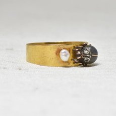 画像5: Sold 18ct,ラブラドライト・ダイヤモンドリング (5)