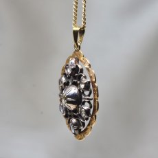 画像2: Sold ゴールド・シルバー・ダイヤモンドペンダント (2)